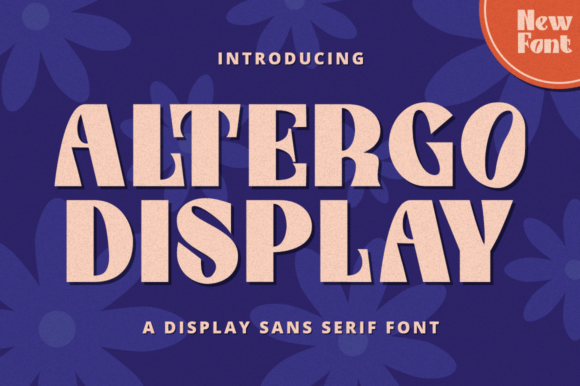 Altergo Display Font for Bold and Modern Campaigns