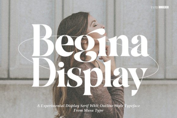 Begina Display Font for Professional Branding and Business Materials