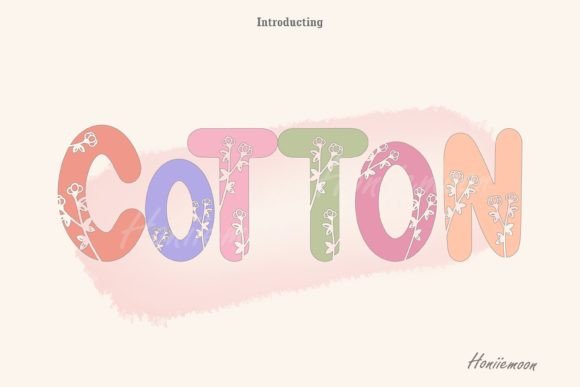 Cotton Font: A Playful Typeface for Editorial Design