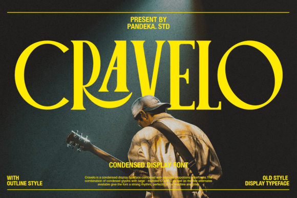 Cravelo Font: A Vintage Serif Typeface for Creative Makers