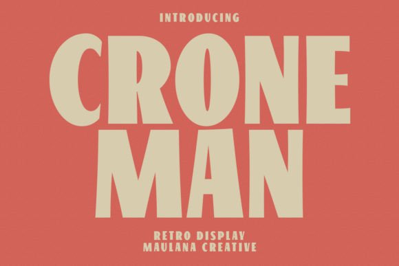 Croneman Font for Editorial Design and Creative Publishing