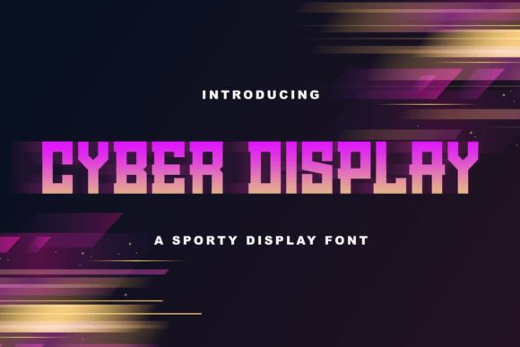 Cyber Display Font: A Fresh Look for Your Brand