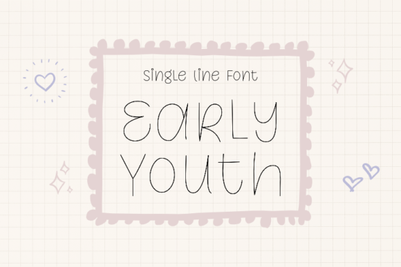 Early Youth Font: A Handwritten Script for Editorial Elegance