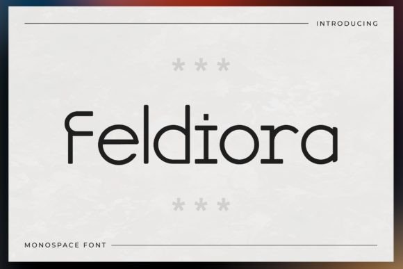 Feldiora Font for Creative Campaigns