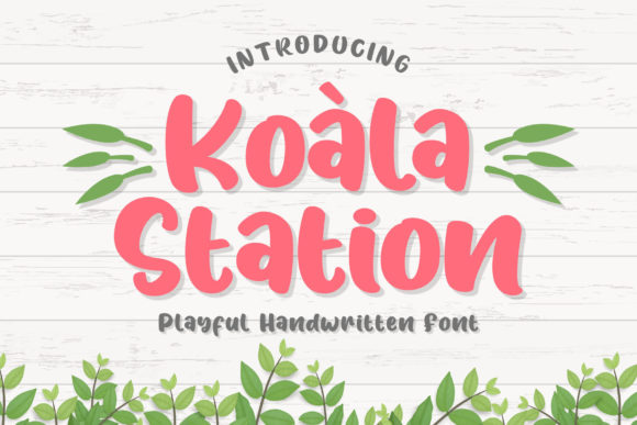 Koala Station Font: A Playful Handwritten Typeface for Creative Projects