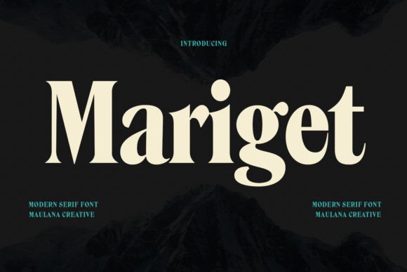 Mariget Serif Display Font for Creative Makers and Product Designers