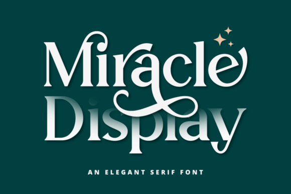 Miracle Display: The Elegant Font That Elevates Your Campaigns