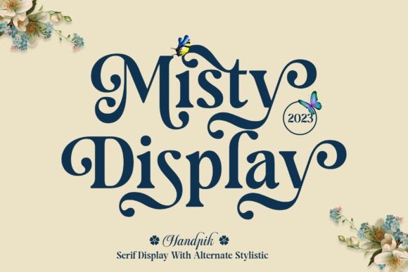 Misty Display: A Nostalgic Serif Font for Editorial Design