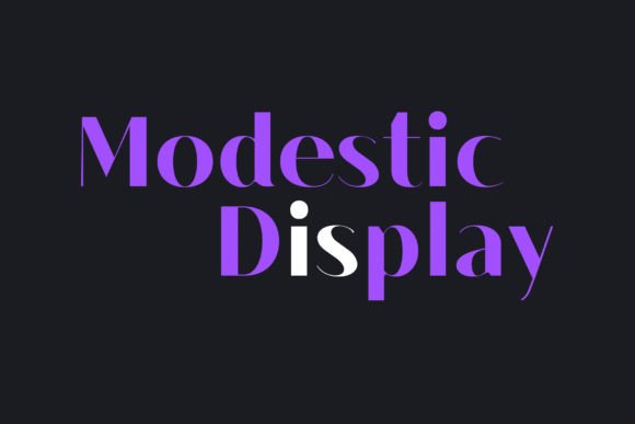 Modestic Display: The Modern Font That Elevates Your Campaigns