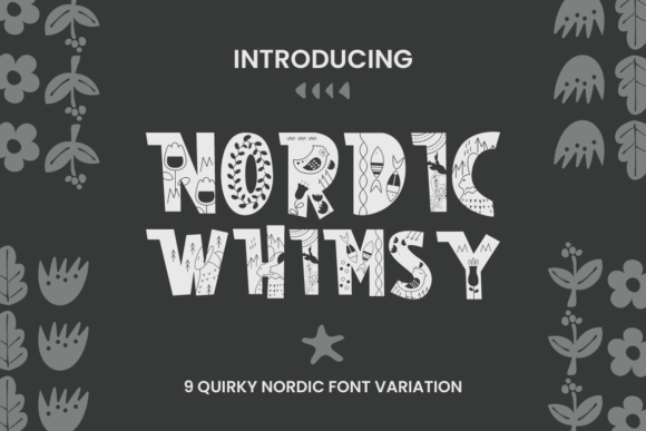 Nordic Whimsy Font for Creative Branding Projects