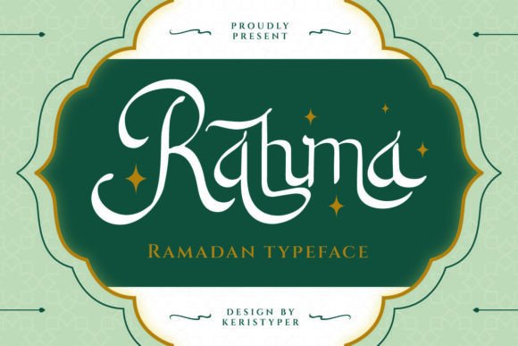 Rahma: A Display Font for Arabic-Inspired Editorial Design
