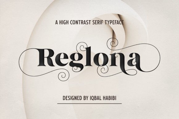 Reglona: A Strong, Elegant Serif Font for Headlines and Luxury Branding