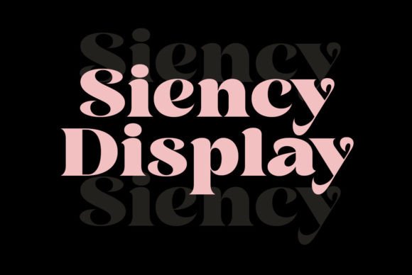 Siency Display: A Premium Serif Font for Creative Makers