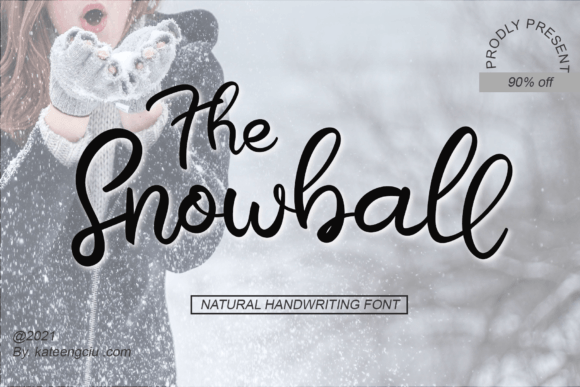 The Snowball Font: A Playful Script for Editorial Design